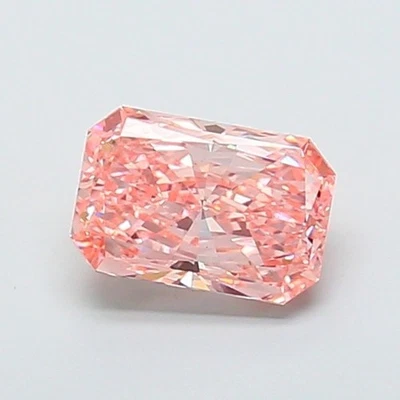 3.00 Ct Radiant Cut IGI Certified Fancy Vivid Pink Diamond VS2 Special Occasion - Image 1 of 4