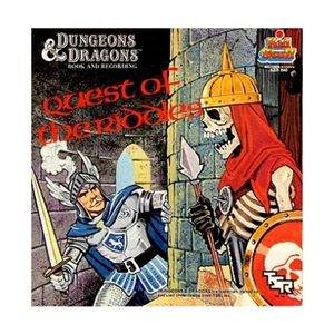 TSR Rare Dungeons & Dragons Book and Recording - Quest of the Riddles Fair - Picture 1 of 1