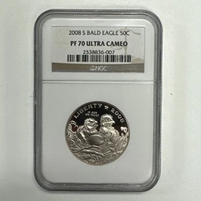 2008-S Bald Eagle Commem. Half Dollar NGC PF70 UCAM - Image 1 of 4