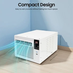 Mini Aire Acondicionado Móvil Refrigerador 280W Compacto Instalación Aire Acondicionado Ventana - Imagen 1 de 24