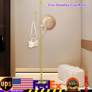 Garderobe Eisen Hut Tasche Baum freistehend Kleiderbügel Halter Haken Organizer - Bild 1 von 14