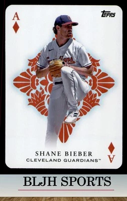 2023 Topps #AA-15 Shane Bieber Cleveland Guardians (4A4) - Image 1 of 2