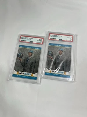 (2) 2012 ANTHONY DAVIS ROOKIE PSA 10 GEM-MT PANINI HOOPS HORNETS PERFECT #275 - Image 1 of 3
