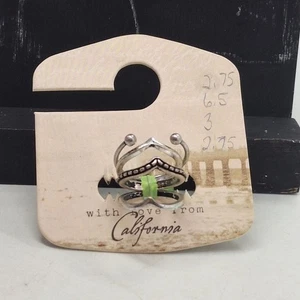 With Love from California Silber Ring 4er Set Größe 2,75 6,5 3 2,25 - Bild 1 von 3