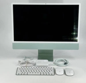iMac 24 Green 2023 4.06 GHz M3 8-Core CPU 8-Core GPU 8GB RAM 256GB SSD Very Good - Afbeelding 1 van 8