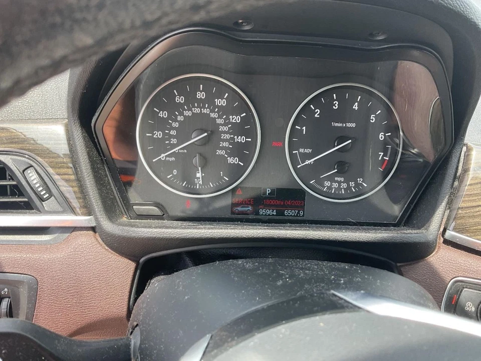 Grupo de velocímetro MPH a través de 31/10/16 para BMW X1 2014608 16-17 Foto 1 de 1