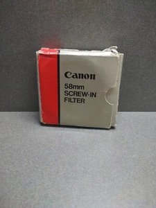 CANON 58MM Screw-In Filter SKYLIGHT 1X - Picture 1 of 4