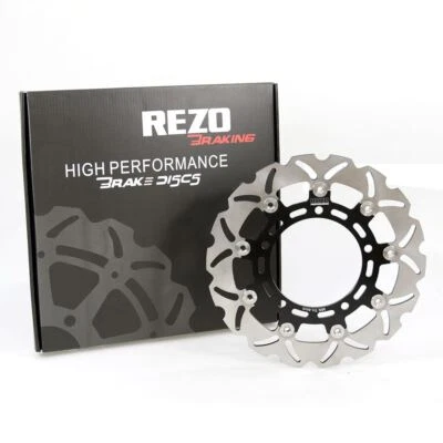 Disco de rotor de freno delantero ondulado Rezo para Suzuki SV 650 X 18- Foto 1 de 4