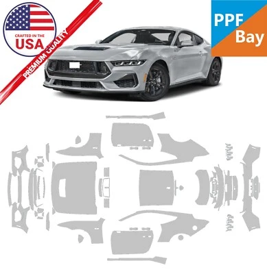 Для Ford Mustang GT/GT Premium 2024-2025 полная защитная пленка для автомобиля PPF - Изображение 1 из 4