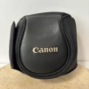 Canon Camera Bag Digital PowerShot Deluxe Soft Leather Case PSC-4100 - Picture 1 of 9