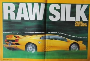 Original 1994 LAMBORGHINI DIABLO SE 30 Autocar extracted magazine Driving Report - Picture 1 of 1