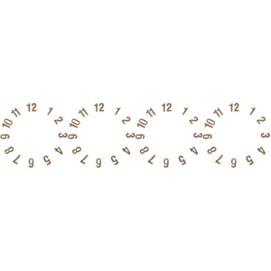 Set of 4 Watch Face Accessories Miss Numbers for Clock Wall Parts - Zdjęcie 1 z 12