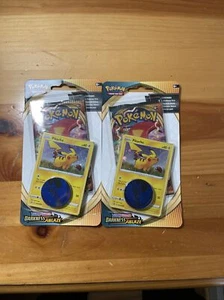 2 Packs of Pokemon Sword & Shield Darkness Ablaze Booster Pack 2020 Promo & Coin - Picture 1 of 1