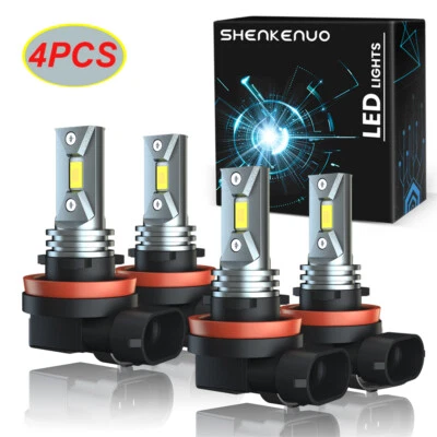 Для Pontiac G6 2005 2006 2007-2010 -4 x 6000K белый светодиодный фары лампа дальнего/ближнего света - Изображение 1 из 4