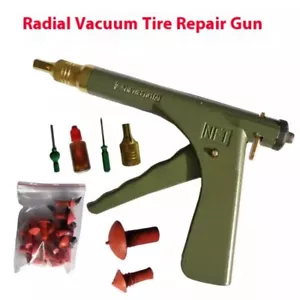 Portable Car Tire Motorcycle Tire Tubeless Repair Gun Kit with Rubber Stopper - Picture 1 of 13