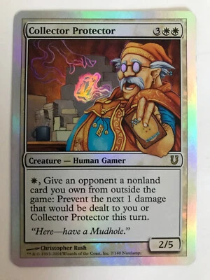 MTG COLLECTOR PROTECTOR FOIL  Unhinged  Rare Creature 2004 LP - Image 1 of 2