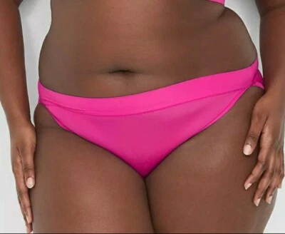Lane Bryant ярко розовый высоты ноги комфорта блаженство струнных инструментов бикини плюс размер 14/16, 1 X - Изображение 1 из 4