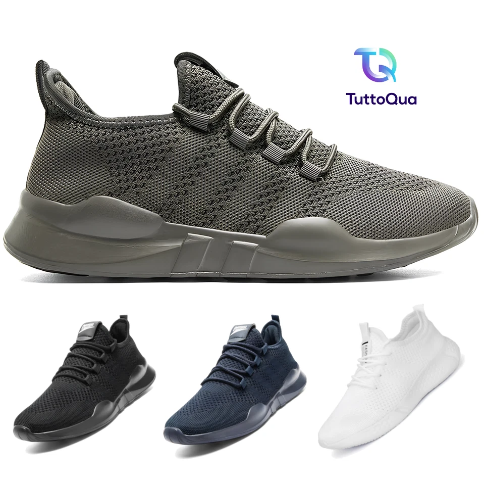 Scarpe Uomo Sneakers Sportive Casual alla Moda Leggere Traspiranti da Ginnastica - Immagine 1 di 1