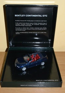 Boxed 1/43 Minichamps Bentley Continental GTC Dark Sapphire Blue BL471 - Picture 1 of 17
