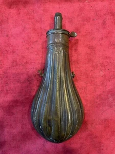 23203 ANTIQUE “American Cap” CIVIL WAR Era HUNTING Brass Copper BLACK POWDER  FL - Picture 1 of 4