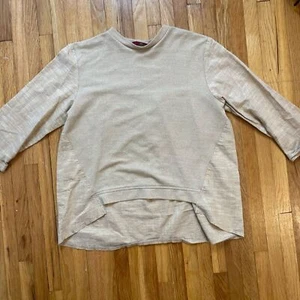 Lola Gold Three Quarter Sleeve Blouse Teen Girls Size XXL / 20 Made in Canada - Picture 1 of 5