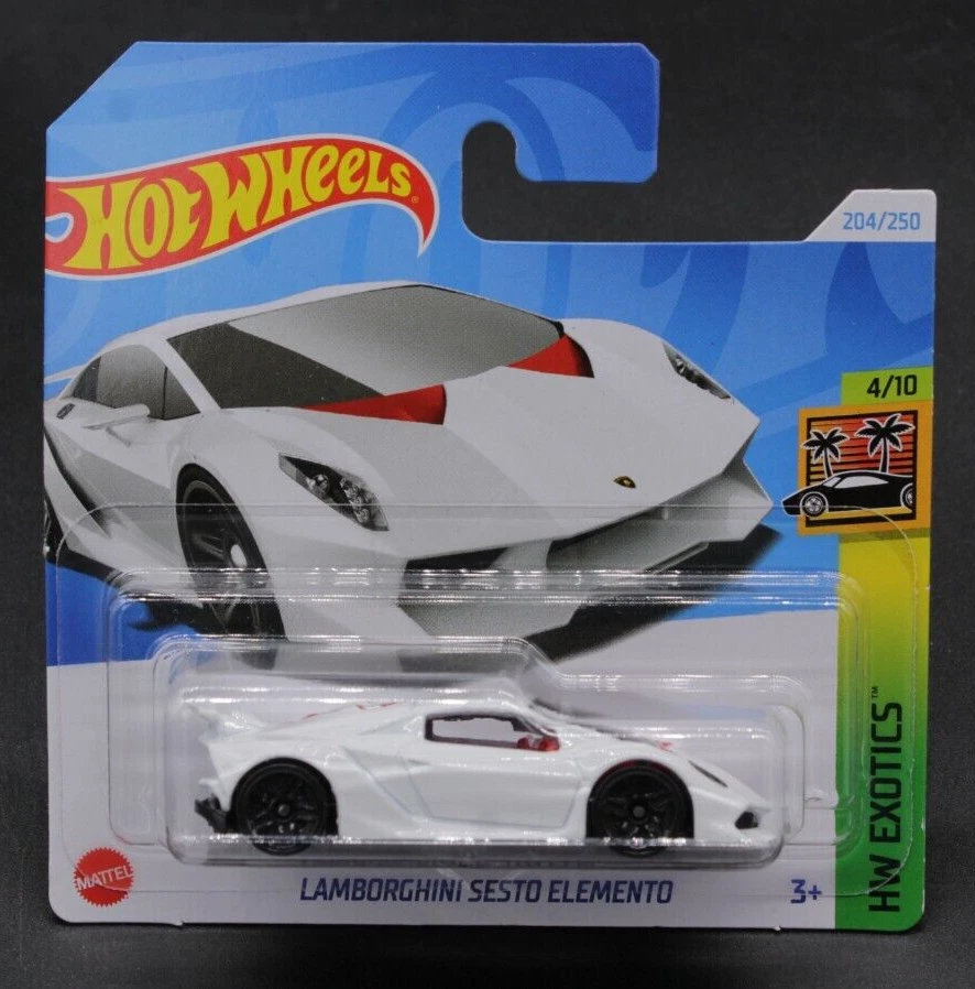 Hot Wheels Lamborghini Sesto Elemento 204/250 HW Exotics 4/10 Auto 1:64 2024 - Immagine 1 di 2