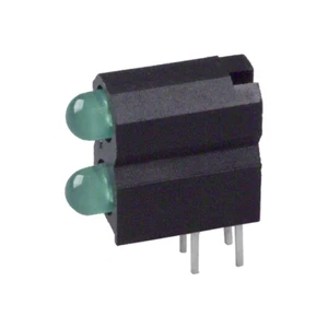 5 PCS 5530122300F GREEN LED Circuit Board Indicator Domed Top 3mm Right Angle - Picture 1 of 3