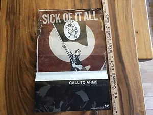 Original Album Rock Band Promo Poster - Sick of it All: Call to Arms - Imagen 1 de 5