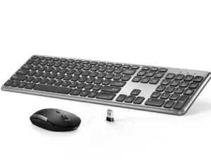Jelly Comb KUT027 Ultra-Slim USB Wireless Keyboard and Mouse Combo 2.4GHz - Picture 1 of 6