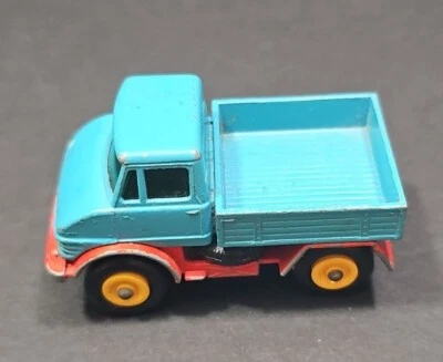 Vintage Matchbox Unimog No.49 Blue  Red Lesney 1960's Truck Loose Back Truck EUC - Image 1 of 4