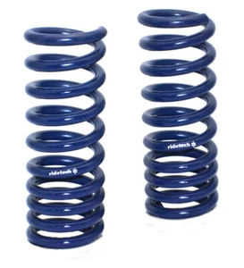 Ridetech Front Springs, 67-70 Mustang BB, Powder Coat, Blue - Picture 1 of 1