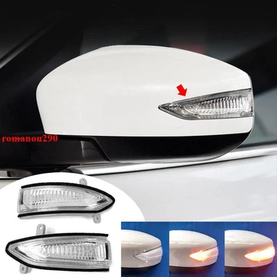 Espejo retrovisor intermitente secuencial LED intermitente para Nissan Sentra 2016-2019 Foto 1 de 4