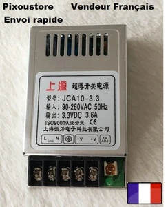 Mini alimentation stabilisée 3,3 Vdc 3,0 A neuve Alu JCA 10-3.3 10 watts - Picture 1 of 5