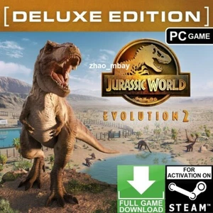 Jurassic World Evolution 2 DELUXE EDITION PC Steam Key GLOBAL FAST DELIVERY! - Picture 1 of 12