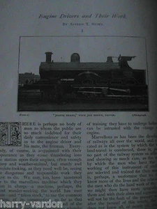 Railway Engine Drivers Sir Donald Currie Tantallon Castle Rare Old Articles 1893 - Bild 1 von 12