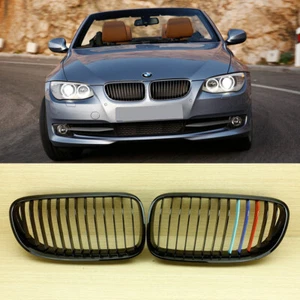 Parrilla delantera negra brillante color M 2011-2013 para BMW E92 LCI cupé E93 convertible - Imagen 1 de 4