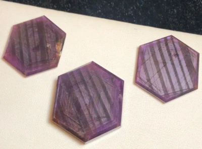 Total weight 50.00 ct ruby tripachi set gem from Africa - Image 1 of 4