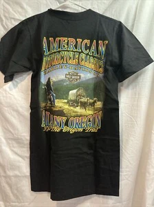 Harley Davidson American Motor Classics S Black T-Shirt Ride The Oregon    524 - Picture 1 of 6