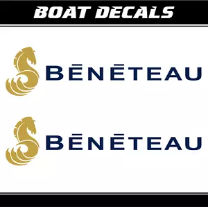 Calcomanía Beneteau Pegatina barco 60" XXL barco yate reemplazo logotipo vinilo ORACAL - Imagen 1 de 12