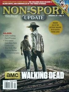 NON SPORT UPDATE-THE WALKING DEAD COVER+STAR TREK-COMIC CON-PRICE GUIDE-NO CARDS - Picture 1 of 3