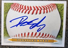 Dustin Saenz Signature Card Autograph Washington Nationals!