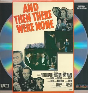 And Then There Were None Laser Disc 1945 VCI Laserdisc - Picture 1 of 2
