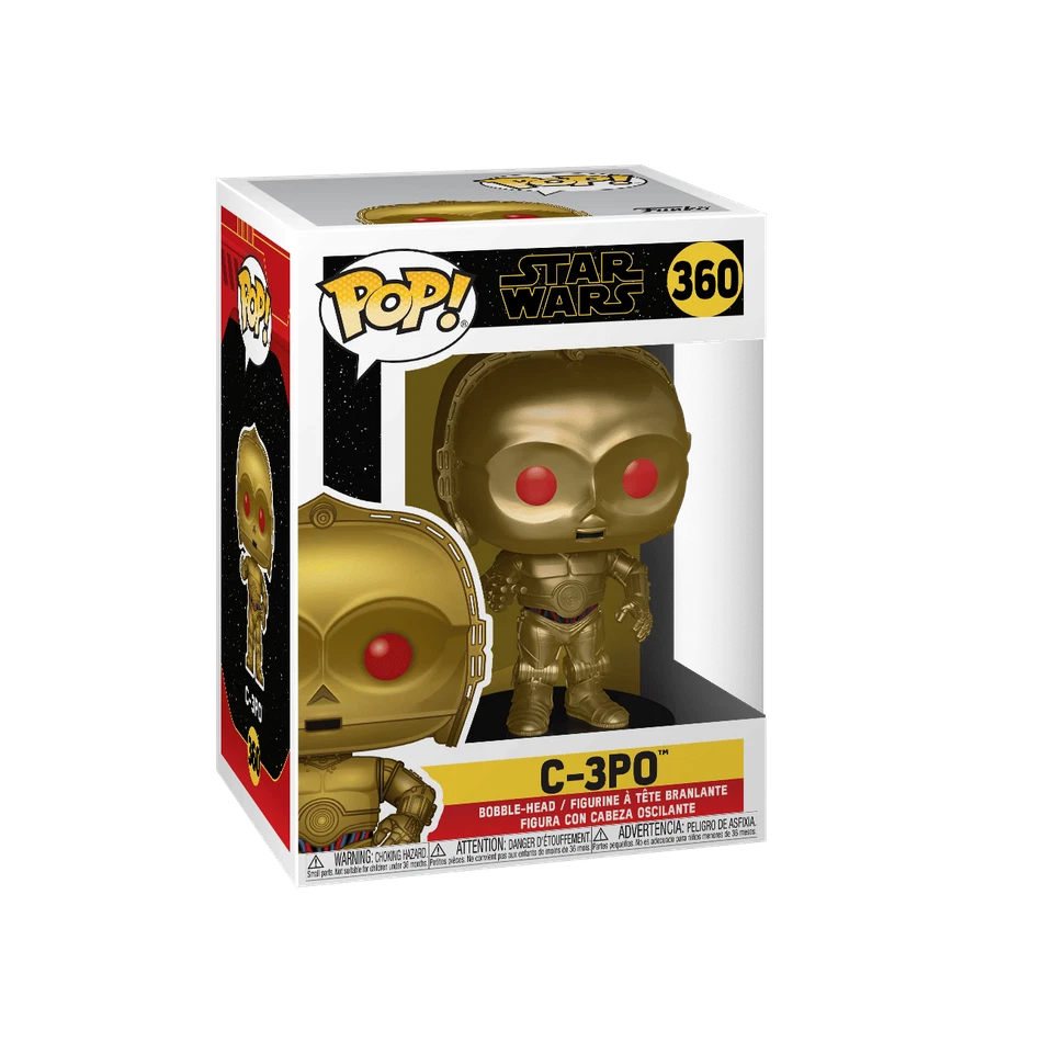 Funko Pop! Vinyl: Star Wars - C-3PO (Gold) (Metallic) #360