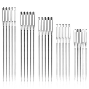 50 Pcs Sewing Needles Large Eye Hand Sewing, 5 Sizes Embroidery Needles - Picture 1 of 6