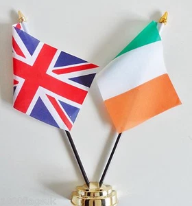 Juego Bandera Mesa Doble Amistad Reino Unido e Irlanda - Imagen 1 de 1