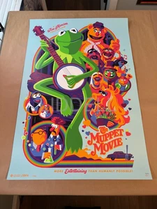 Mondo Impresión Artista Ballena Los Muppets Película Edición Limitada Variante #d de 75 - Imagen 1 de 8