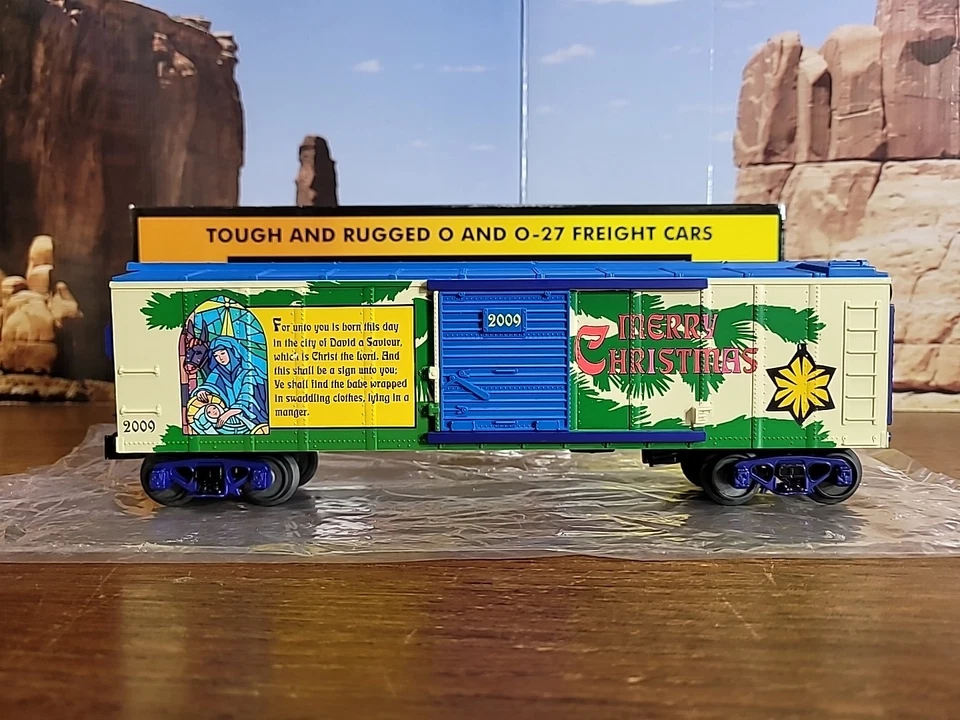 Railking By MTH o Gauge 2009 Merry Christmas Boxcar - Image 1 of 4