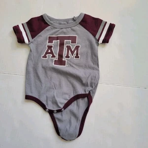 Colosseum Texas A&M neonati grigio e marrone pezzo unico taglia 3-6 mesi - Foto 1 di 4