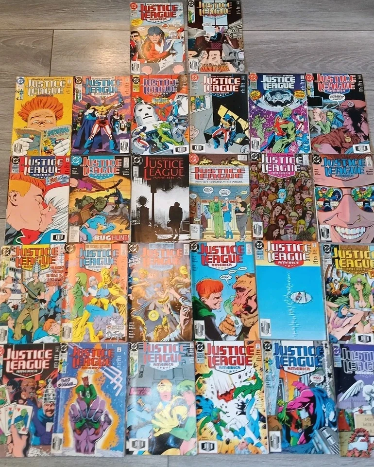 Justice League America Lot of 34 Issues DC Comics Run #26–51 Bronze/Modern Era - Image 1 of 4