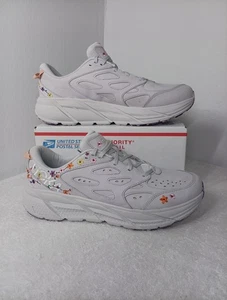 Hoka One One Clifton Vibrant Bloom L Running Shoes Gray 1153618 Women's Sz 14 - Picture 1 of 8
